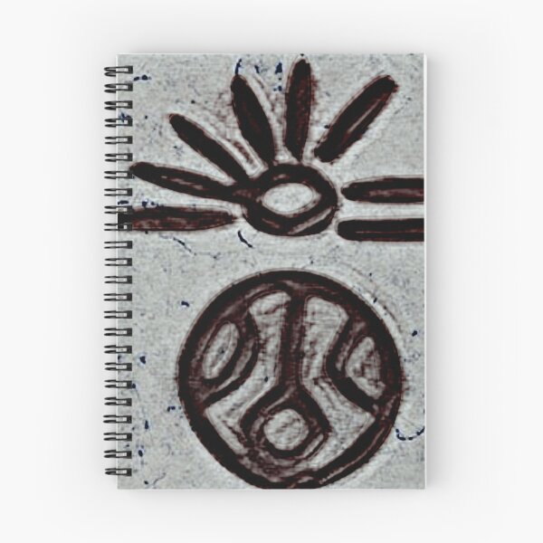 Item preview, Puerto Rico Taino Sun Symbol Rock Art designed and sold by SoLunAgua ..