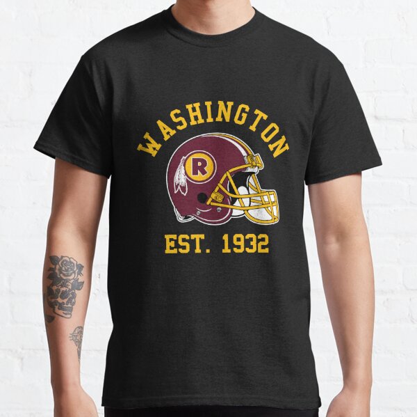 Men's 1932 Forever Washington Redskins Black T-Shirt S-5XL