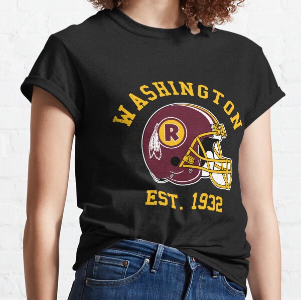 Washington Redskins NFL Football Team Vintage Distressed Logo T-Shirt