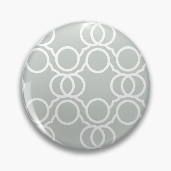 Artikelvorschau, Gray-Green and White Geometric Circle Pattern Pairs 2022 Popular Color Quiet Moments 1563 - Colour Trends - Shades - Hues entworfen und verkauft von ColorOfTheYears.
