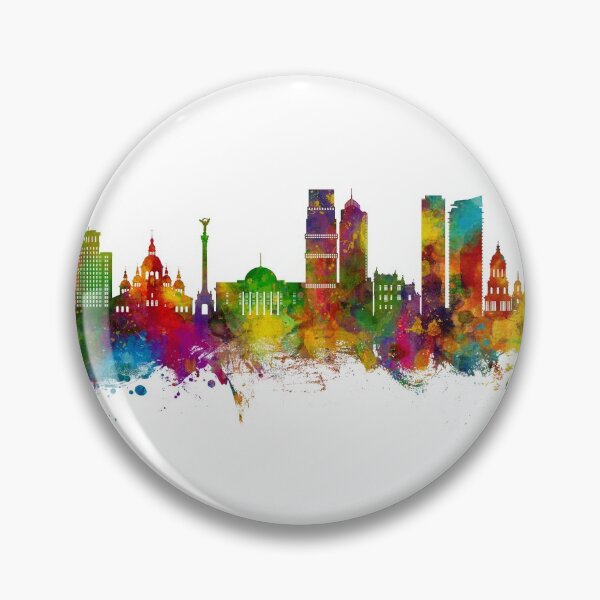 Item preview, Kyiv Ukraine Skyline designed and sold by ArtPrints.