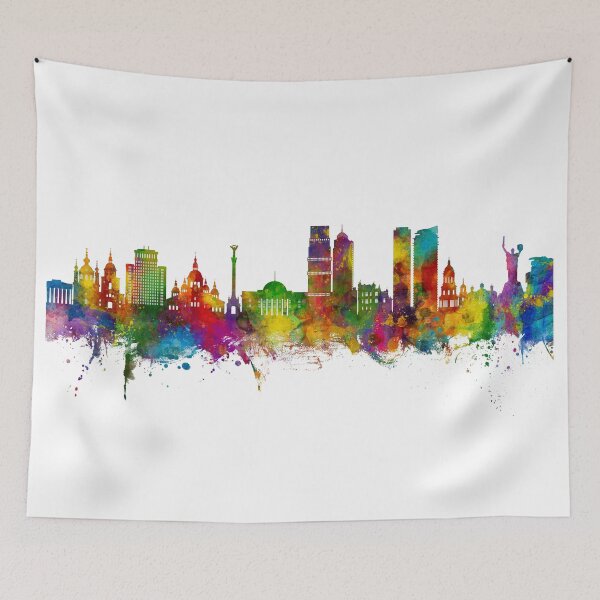 Item preview, Kyiv Ukraine Skyline designed and sold by ArtPrints.