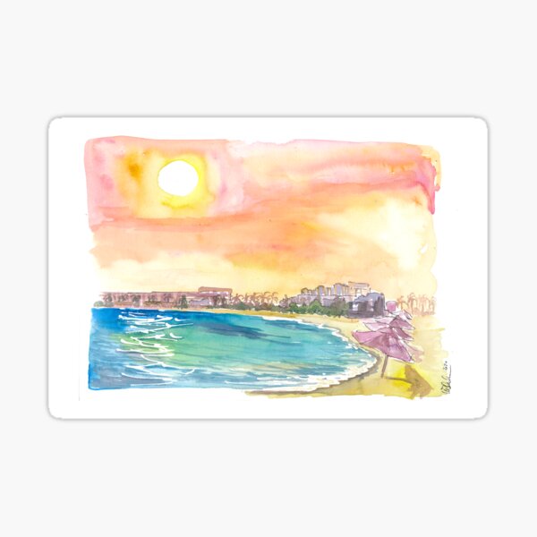 Aperçu de l'œuvre Ambiance caribéenne à Sint Maarten à Maho Beach créée et vendue par artshop77.