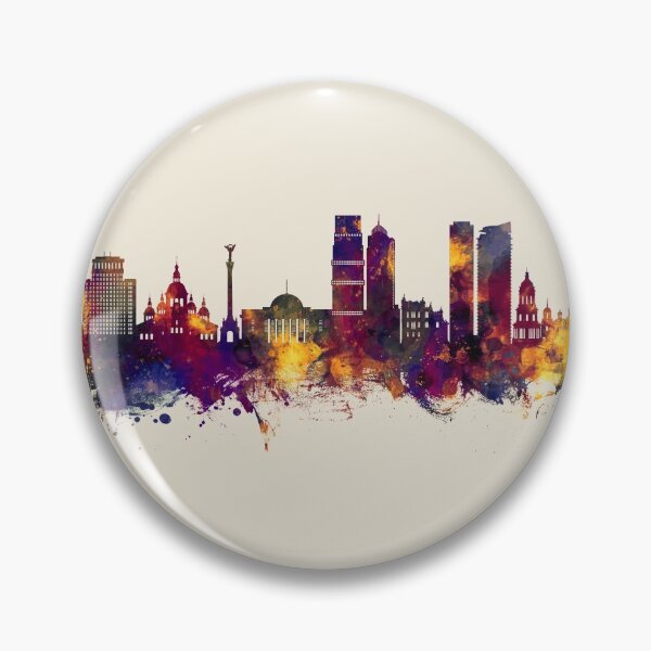 Item preview, Kyiv Ukraine Skyline designed and sold by ArtPrints.