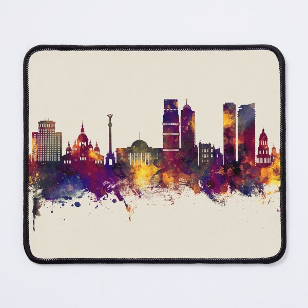 Item preview, Kyiv Ukraine Skyline designed and sold by ArtPrints.