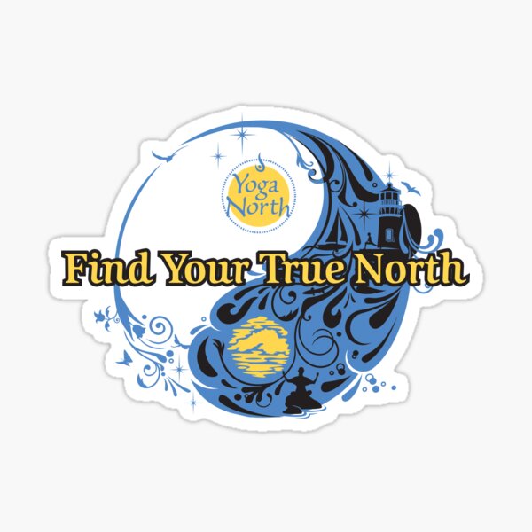 Yoga North ISYI Find Your True North Sticker