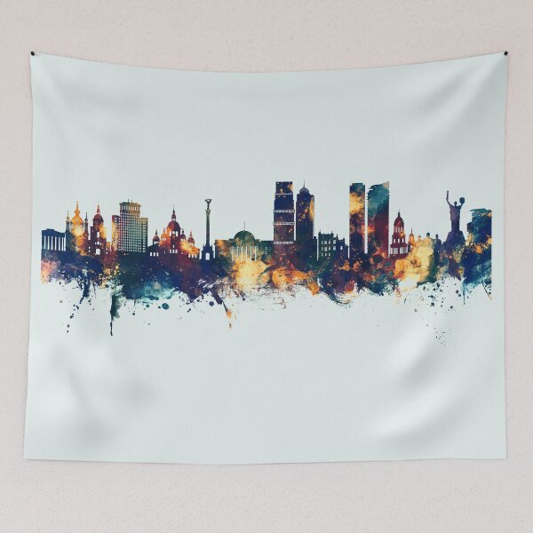 Item preview, Kyiv Ukraine Skyline designed and sold by ArtPrints.