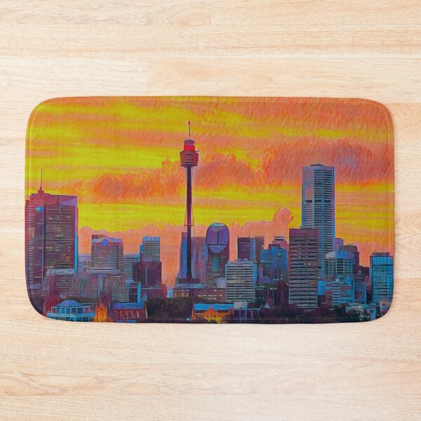 Aperçu de l'œuvre Sydney Skyline créée et vendue par Sofia-Draws.