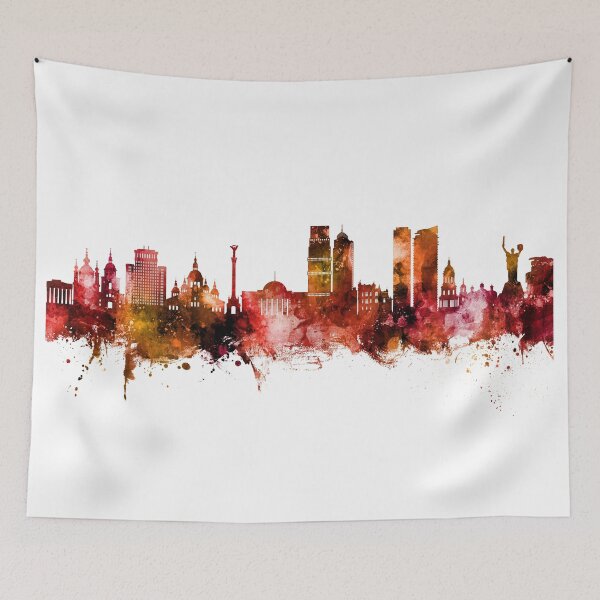 Item preview, Kyiv Ukraine Skyline designed and sold by ArtPrints.