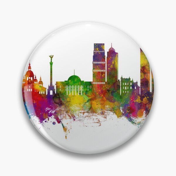Artikelvorschau, Kyiv Ukraine Skyline entworfen und verkauft von ArtPrints.