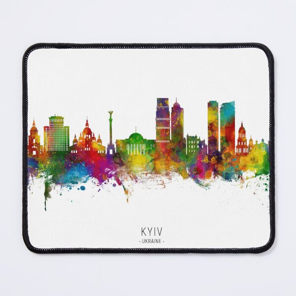Item preview, Kyiv Ukraine Skyline designed and sold by ArtPrints.