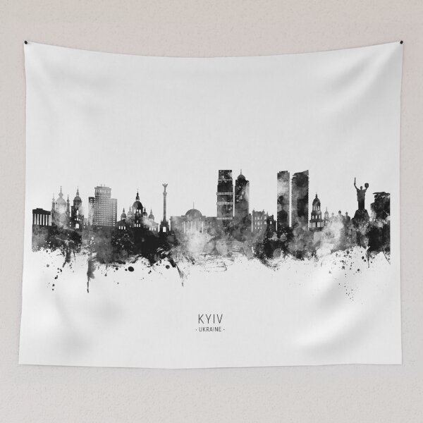 Item preview, Kyiv Ukraine Skyline designed and sold by ArtPrints.