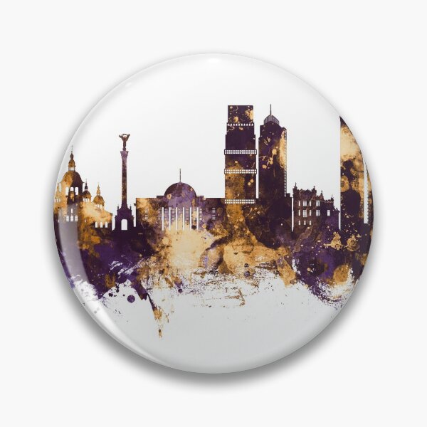 Item preview, Kyiv Ukraine Skyline designed and sold by ArtPrints.