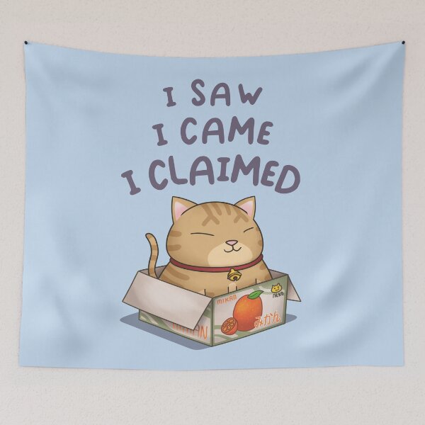 Item preview, I saw I came I claimed Chubby Cat in Box  designed and sold by Takeda-art.