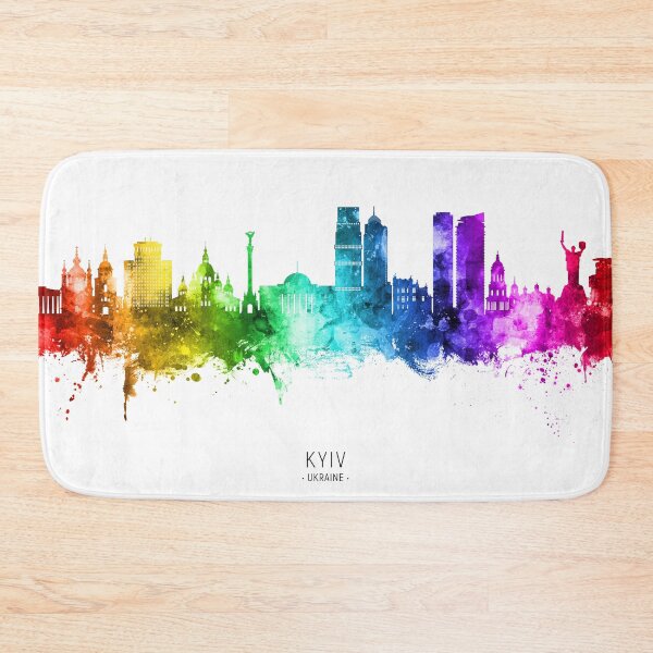 Item preview, Kyiv Ukraine Skyline designed and sold by ArtPrints.