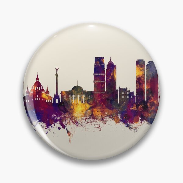 Item preview, Kyiv Ukraine Skyline designed and sold by ArtPrints.