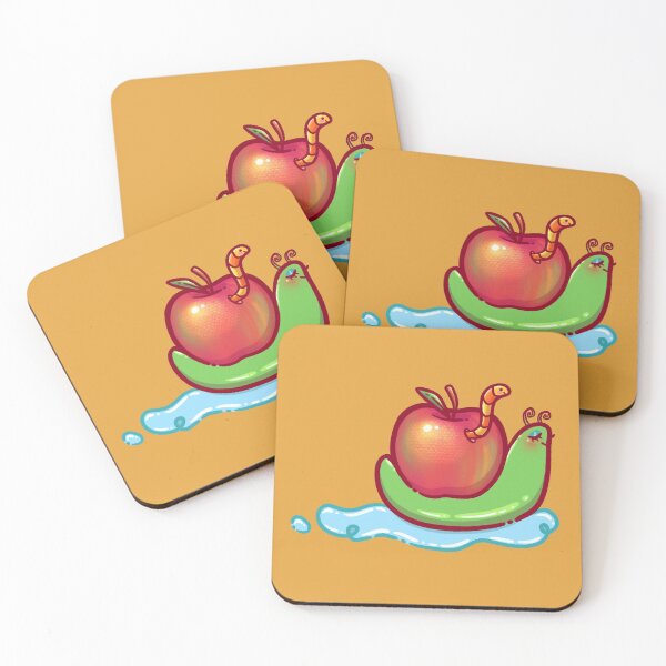 Item preview, Apple Fruit Snail designed and sold by Sarah Garrett.
