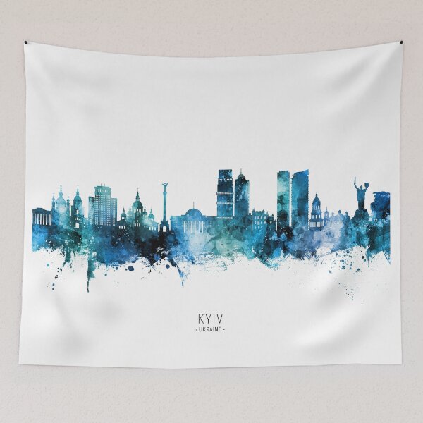 Item preview, Kyiv Ukraine Skyline designed and sold by ArtPrints.
