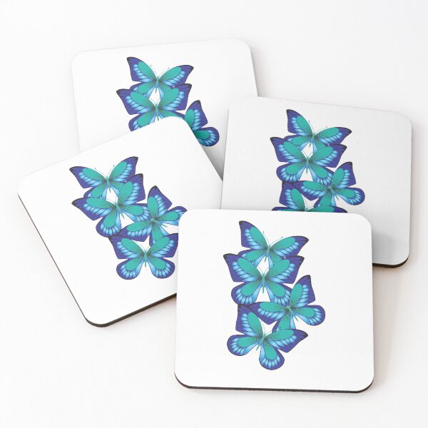 Item preview, Blue butterflies designed and sold by 3TFashion.
