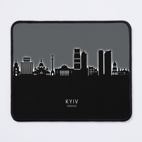 Aperçu de l'œuvre Kyiv Ukraine Skyline créée et vendue par ArtPrints.