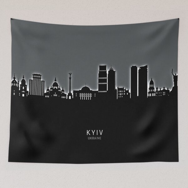 Item preview, Kyiv Ukraine Skyline designed and sold by ArtPrints.
