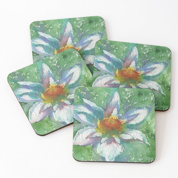 Item preview, White Lotus Flower designed and sold by LymphomaLass.