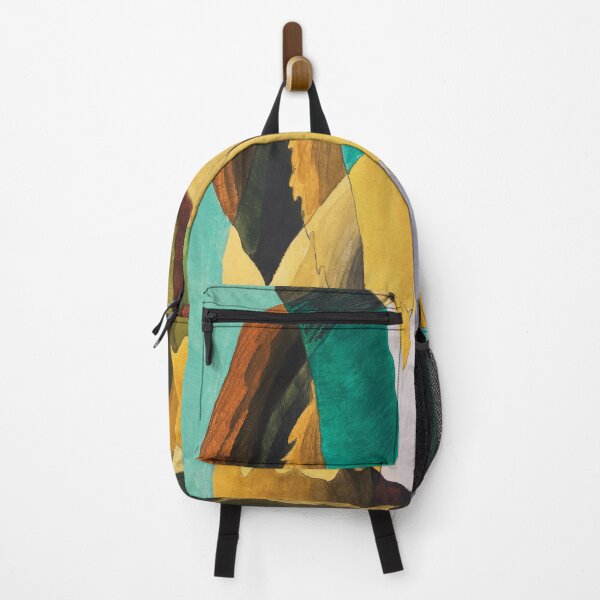 Item preview, Arthur Dove Teal and Yellow Abstract designed and sold by jlisaksen.