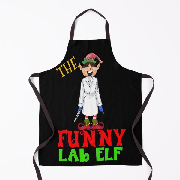 Item preview, THE FUNNY LAB ELF FUNNY CHRISTMAS MEDICAL LAB SCIENTIST TECH SCIENTIST MICROBIOLOGY designed and sold by Hippiesole.