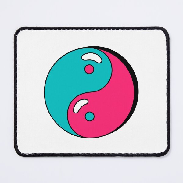 Item preview, colorful manga style yin yang designed and sold by Bizarro23.