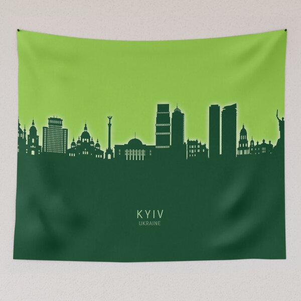 Item preview, Kyiv Ukraine Skyline designed and sold by ArtPrints.