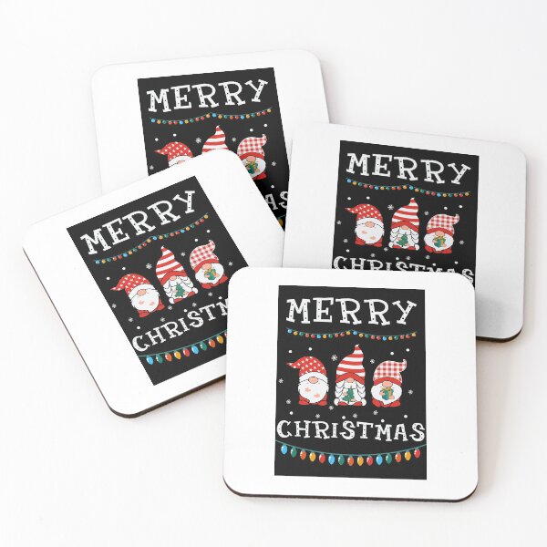 Item preview, MERRY CHRISTMAS GNOMES GREETING CARD designed and sold by RetroPlaceee.