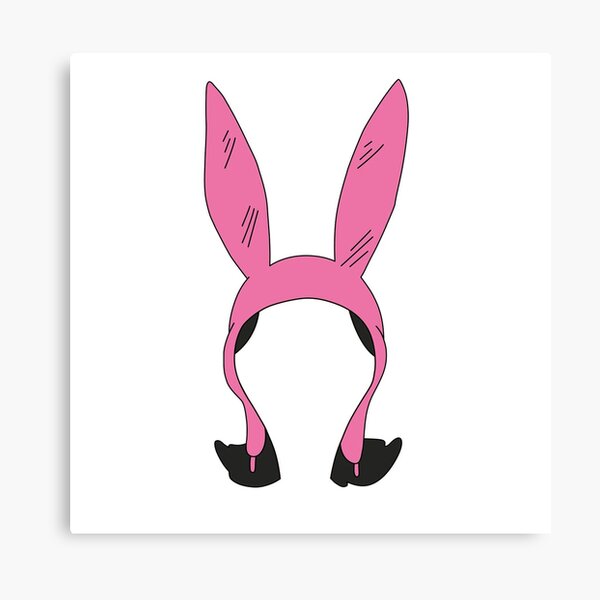 Pink+Bunny+Ears+Hat+Bobs+Burgers+Louise+Belcher+Costume+Easter+