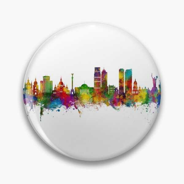 Item preview, Kyiv Ukraine Skyline designed and sold by ArtPrints.