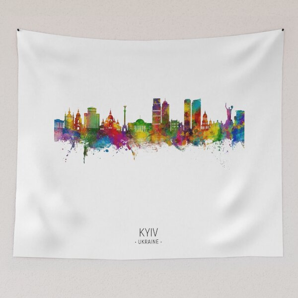 Item preview, Kyiv Ukraine Skyline designed and sold by ArtPrints.