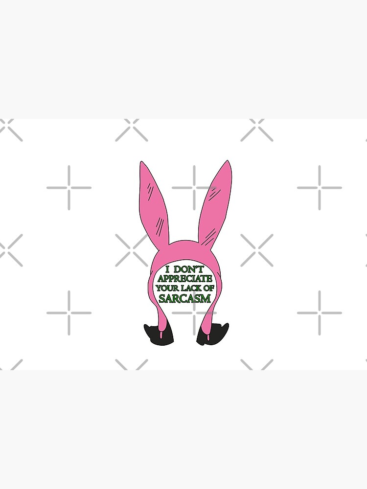 Louise Bunny Ear Hat with hair Sticker for Sale by PunkyCat