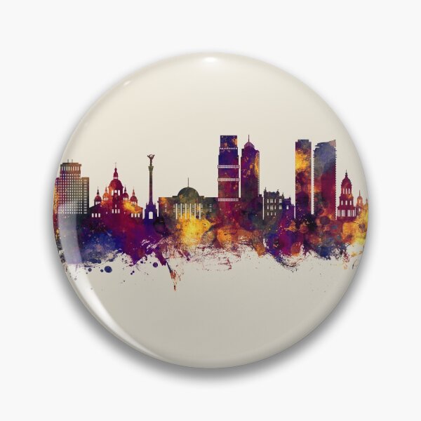 Item preview, Kyiv Ukraine Skyline designed and sold by ArtPrints.