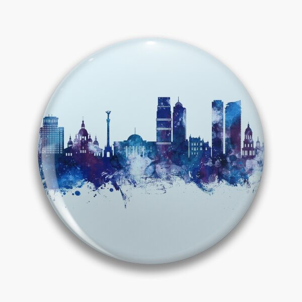 Item preview, Kyiv Ukraine Skyline designed and sold by ArtPrints.