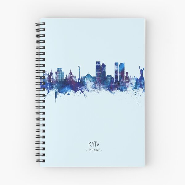 Aperçu de l'œuvre Kyiv Ukraine Skyline créée et vendue par ArtPrints.