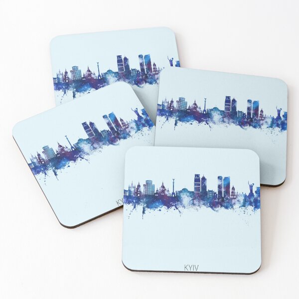 Item preview, Kyiv Ukraine Skyline designed and sold by ArtPrints.