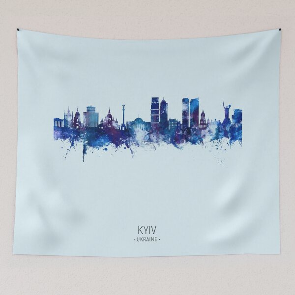 Item preview, Kyiv Ukraine Skyline designed and sold by ArtPrints.