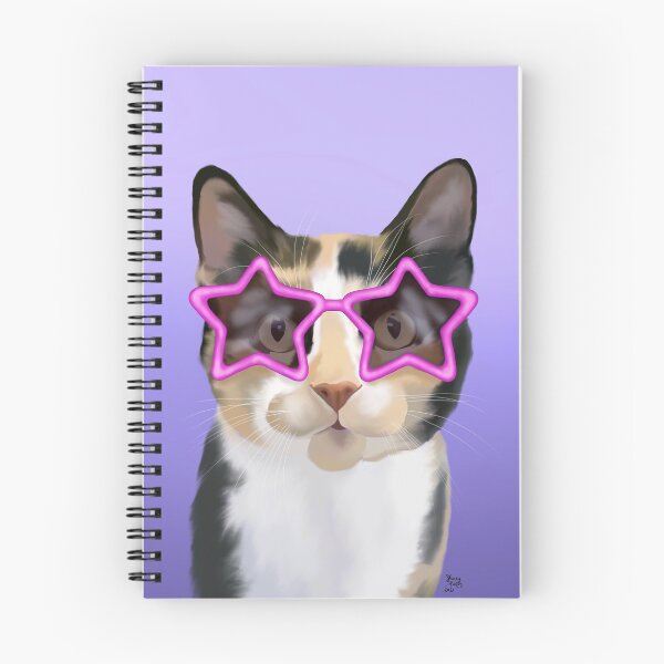 Item preview, Emmy's Callico Cat in Glasses designed and sold by Stacey Purdy.