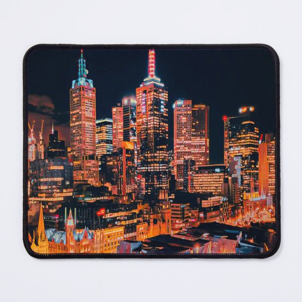 Item preview, Melbourne Skyline designed and sold by Sofia-Draws.