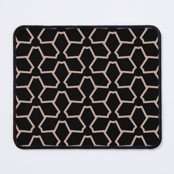 Item preview, Pink Clay and Black Tessellation Line Pattern 12 Pairs 2022 Popular Color Venetian Portico AF-185 - Colour Trends - Shades - Hues designed and sold by ColorOfTheYears.