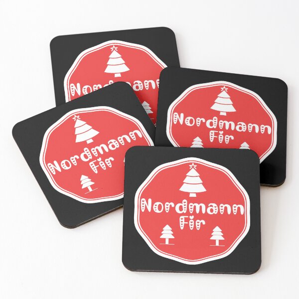 Item preview, Christmas Nordmann Fir - Red Christmas - X-Mas Label  designed and sold by LabelStore.