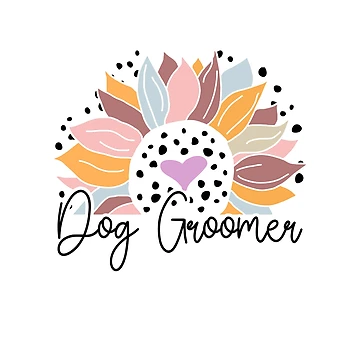 Imagen de la obra Cute Sunflower Dog Groomer de Ripper19