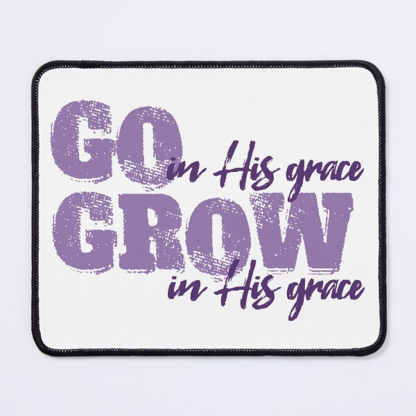Item preview, Go in His Grace - plum designed and sold by Cane & Abel Creations ..