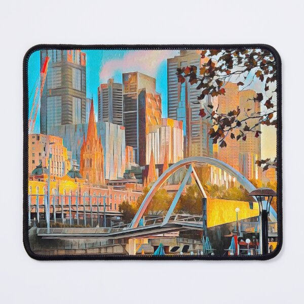 Aperçu de l'œuvre Les rues de Melbourne créée et vendue par Sofia-Draws.