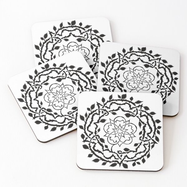 Item preview, Thorny Tudor Rose designed and sold by Yorkshire Stuff.