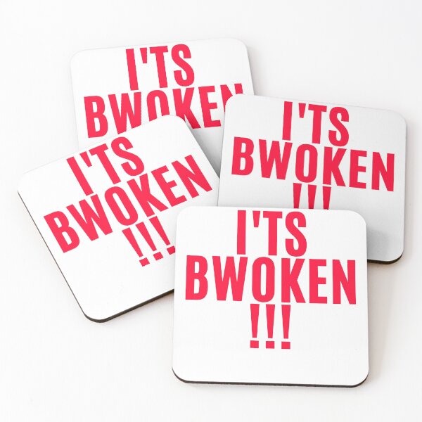 Item preview, It's BWOKEN !!! (Red) designed and sold by F1TwoTee.