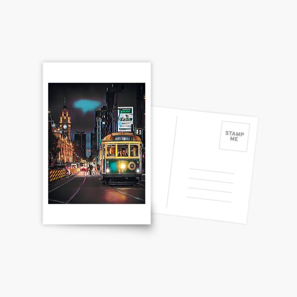 Item preview, Melbourne by Night designed and sold by Sofia-Draws.